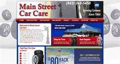 Desktop Screenshot of mainstcarcare.com